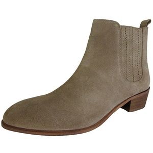 Steve Madden Nylie Chelsea Boot Taupe Nubuck
